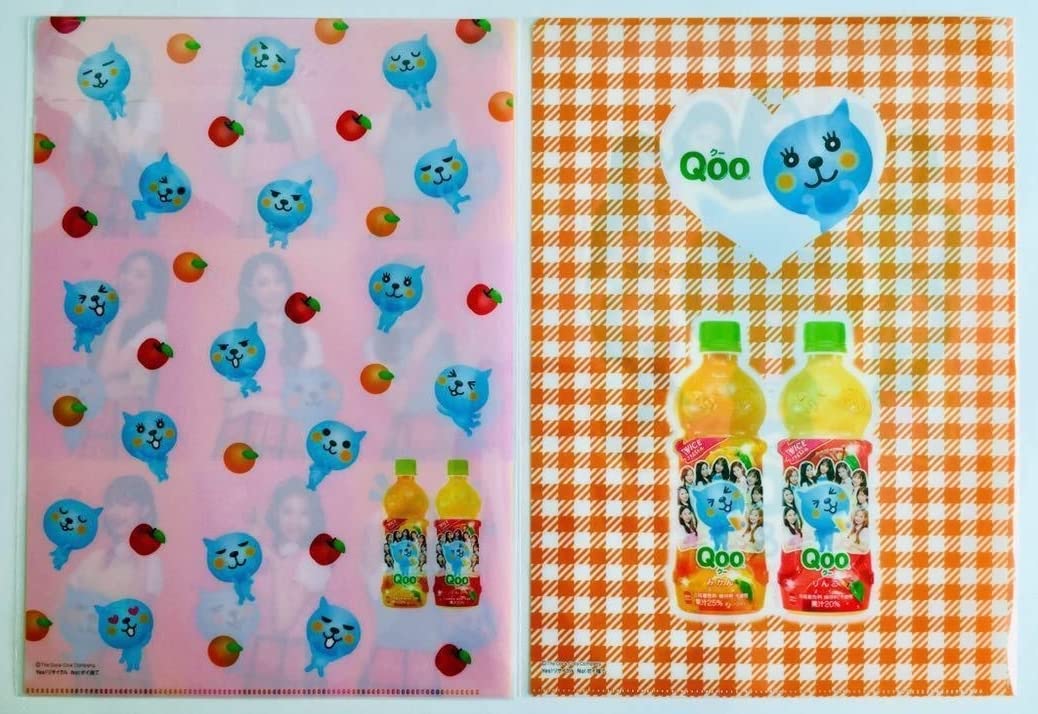 ワルピース　クリアファイル　コカ・コーラオリジナル　2枚 Amazon.co.jp: コカ コーラ TWICE & QOO 全2種類 クリアファイル クー